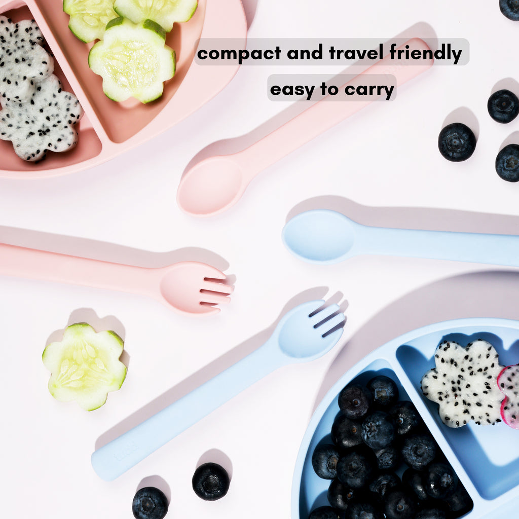 Silicone Spoon & Fork Set