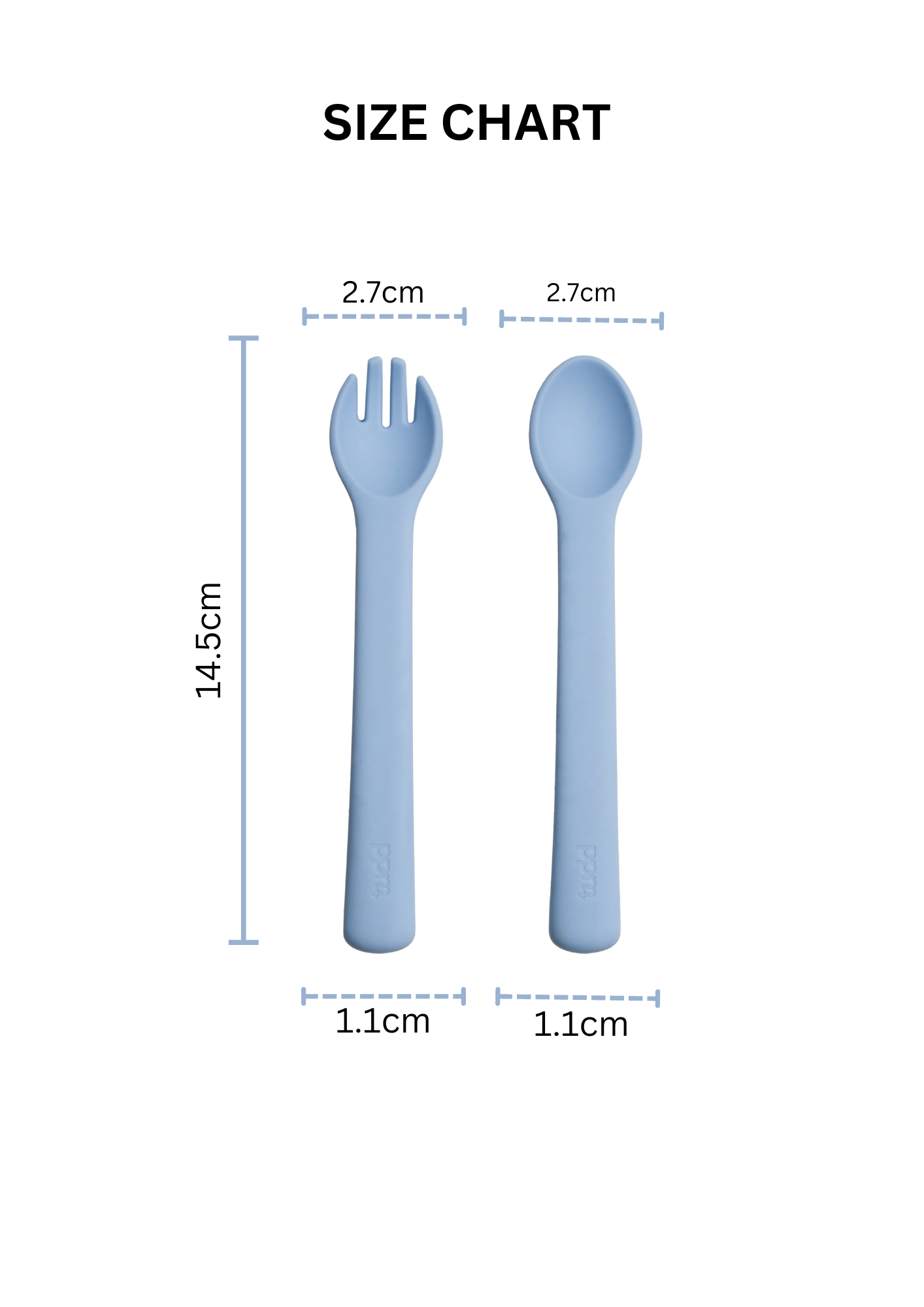 Silicone Spoon & Fork Set
