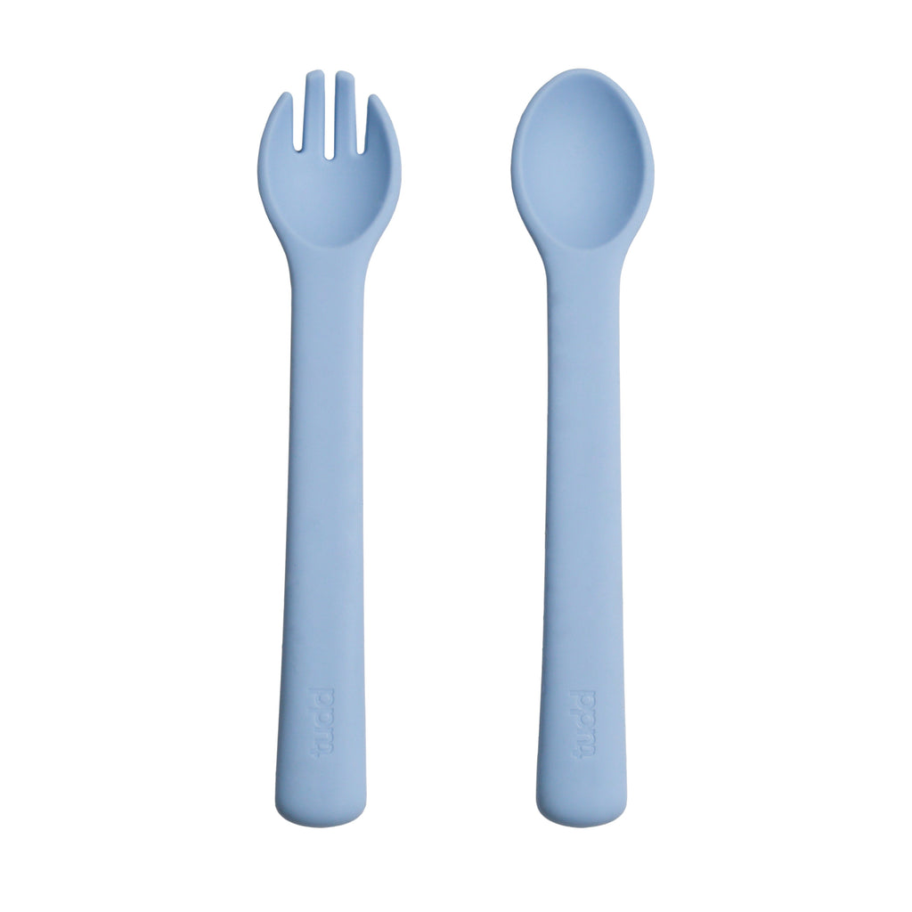 Silicone Spoon & Fork Set