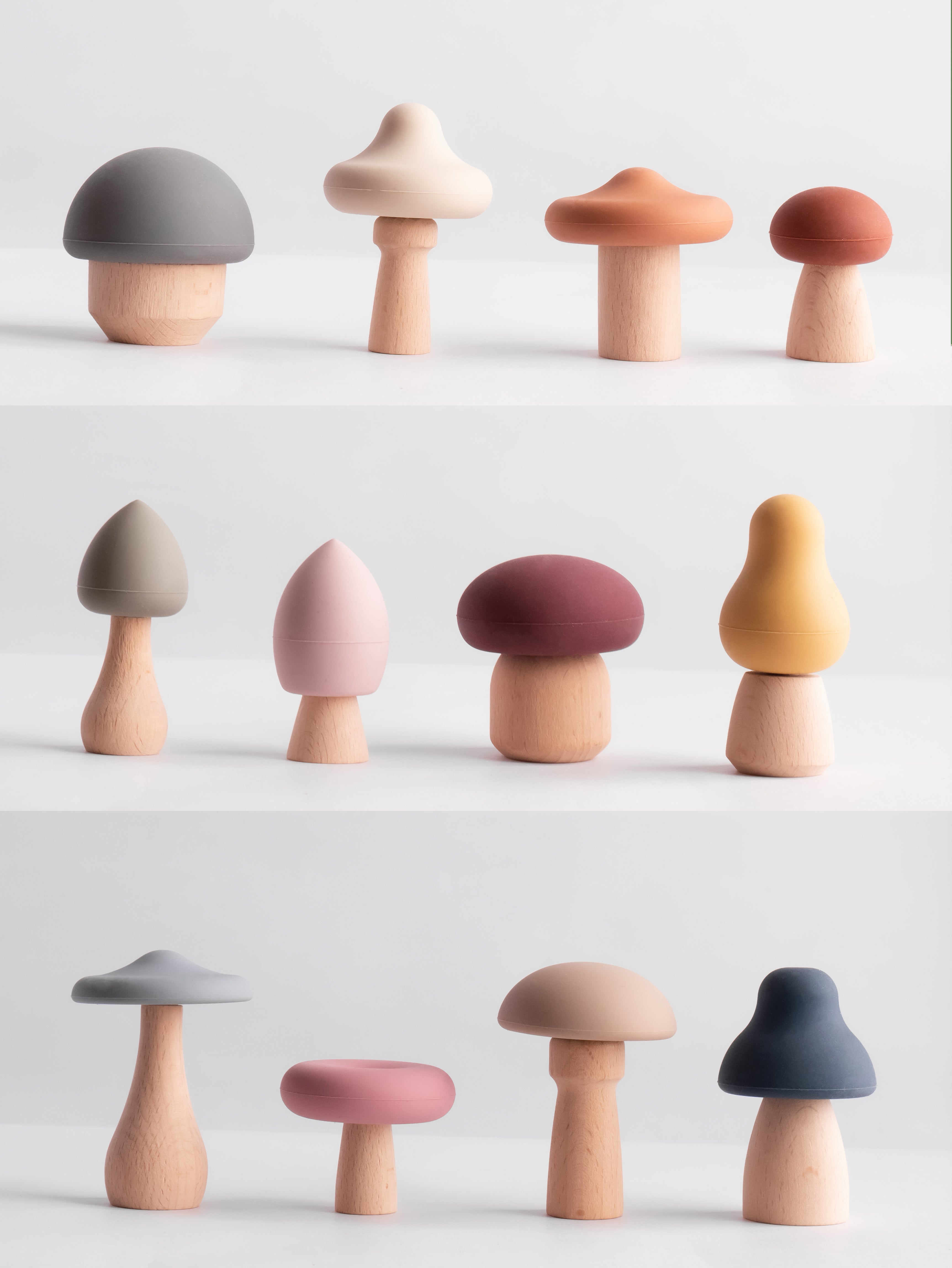 Mushroom Stacking Teether Toy