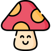 Set of 12 Mushrooms