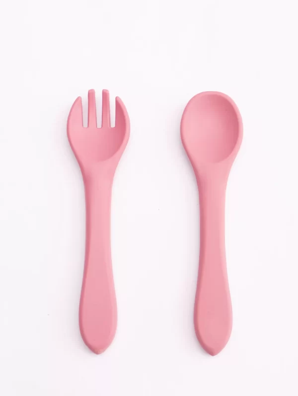 Silicone Spoon & Fork Set