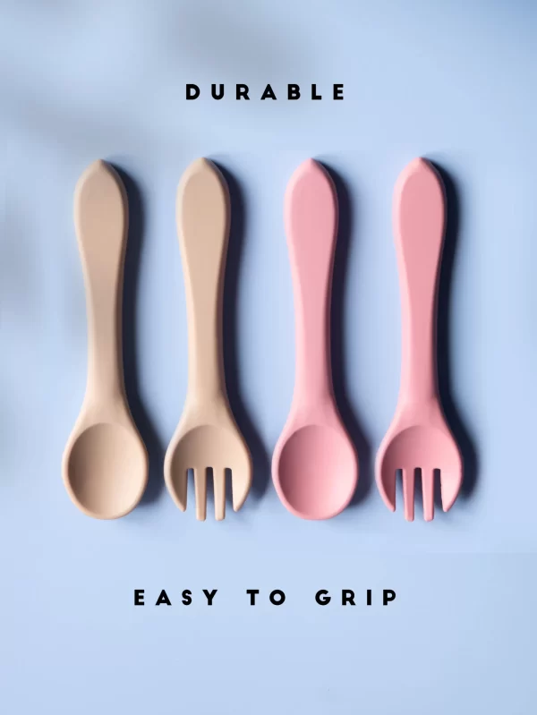 Silicone Spoon & Fork Set - Image 6